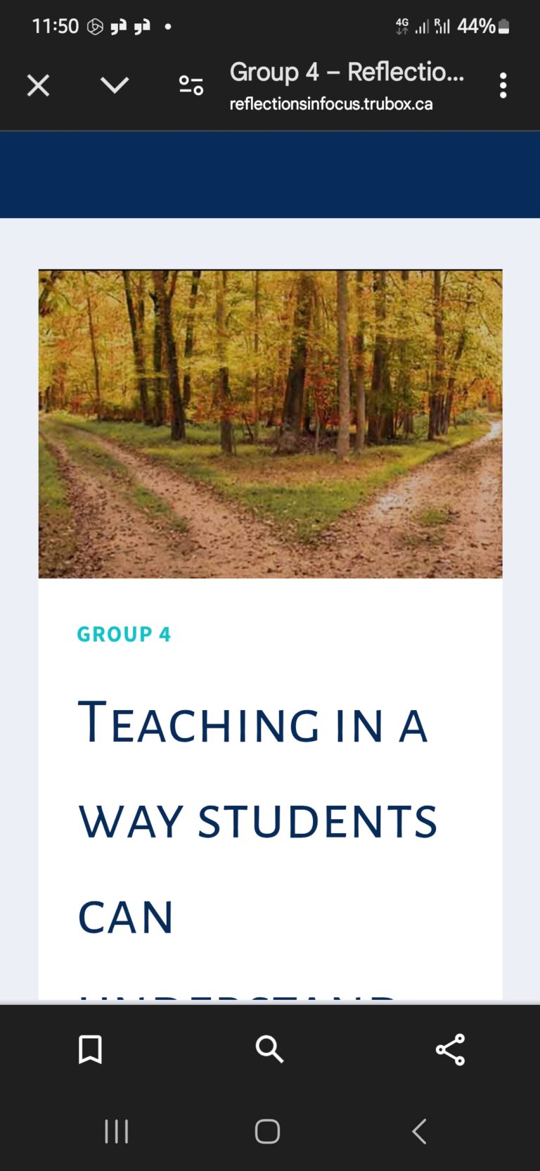 Teaching in a way students can understand